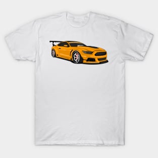 MUSTANG WIDEBODY ORANGE T-Shirt